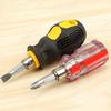 1pc Short Handle Screwdriver Set Portable Encapsulation/Crystal Radish Handles Flat Crosshead Screwdrivers For Repairing Tools