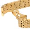 Versace Palazzo Empire 43mm Schweizer Quarz Uhr, Weißes Zifferblatt, Edelstahl, Saphirglas, Gold, VERD00318, Herren