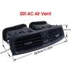 For Toyota Lexus IS200 IS250 IS300 IS350 2006-2012 Air Conditioner Vent Grille Dash Center Middle AC Air Outlet Replacement Part