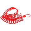 Stendino Portatile con Mollette 12 Capi Stendino Elastico Antivento