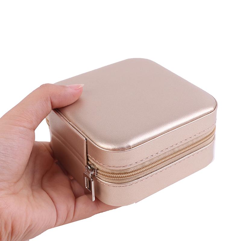 Candy Color Jewelry Organizer Display Storage Box Travel Earrings Necklace Ring Holder Jewelry Case Boxes
