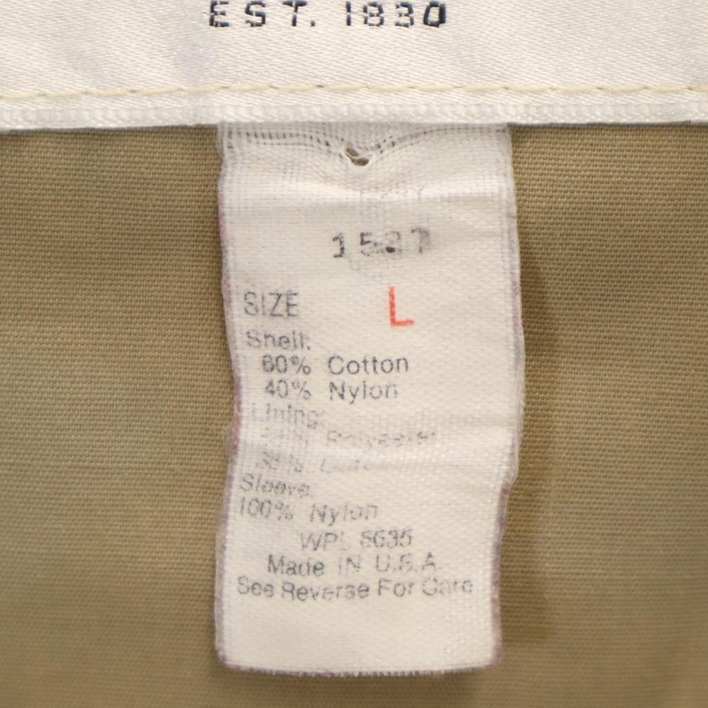 Woolrich 70s Made In USA Vintage White Tag Mountain Parka L Navy Men's Used
