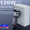 120W Dual Car Charger for Xiaomi and Apple - Super Fast Charging Adapter