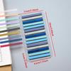 300 Sheets Colorful Strip Writable Sticky Note Classification Reading Marker Labels for Student Book Message Highlight Stationery Supplies