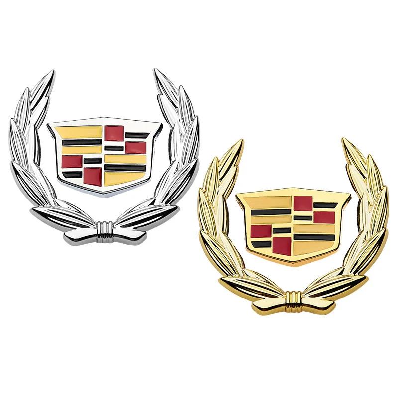 Car Body Fender Side Emblem Window Trunk Decorative Sticker for Cadillac ATS BLS CT6 CTS SLS XT4 XT5 STS Escalade Deville DTS