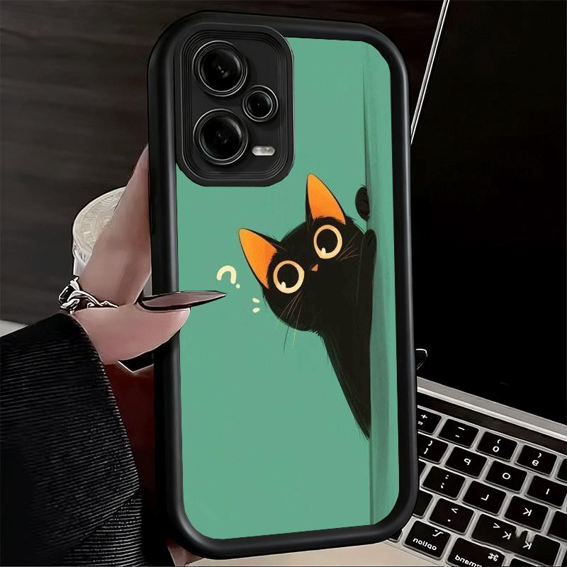 Cat Cute Kitten Cartoon Soft Phone Case for Xiaomi Redmi Note 15 14 13 12 11 Pro Plus 10S 11S 4G 11T 5G Shell Silicone Funda