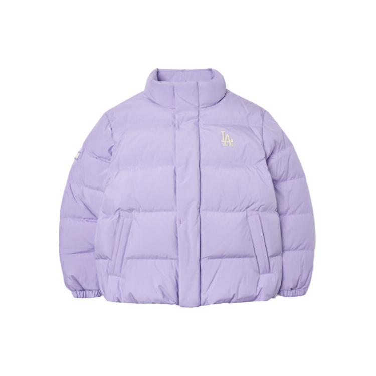 MLB Basic Logo Los Angeles Dodgers Down Jacket Winter Unisex Light Purple 3ADJB0116-07LDL XS