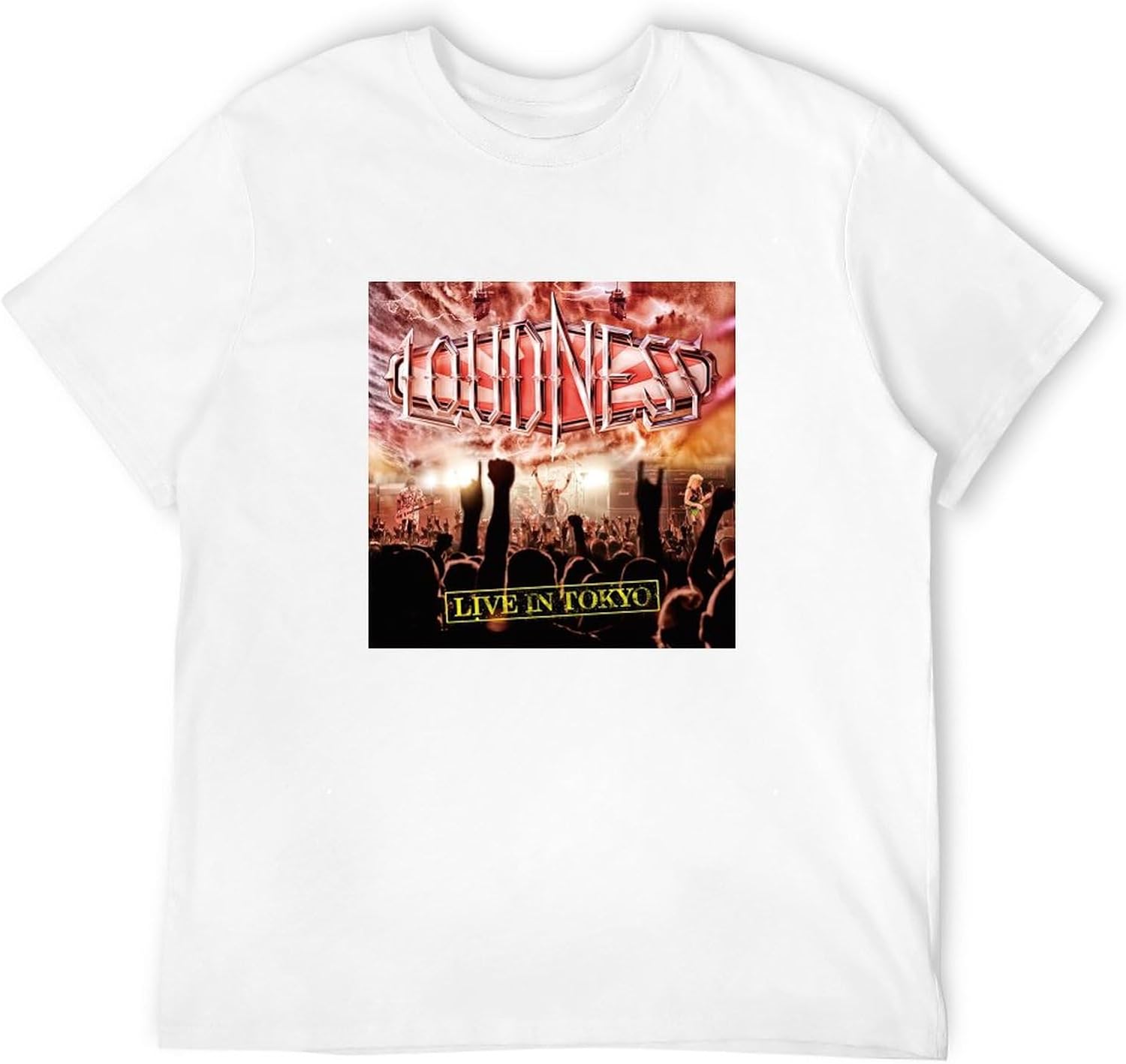 Loudness World Tour 2018 Rise to Glory Live in Tokyo T Shirt White M