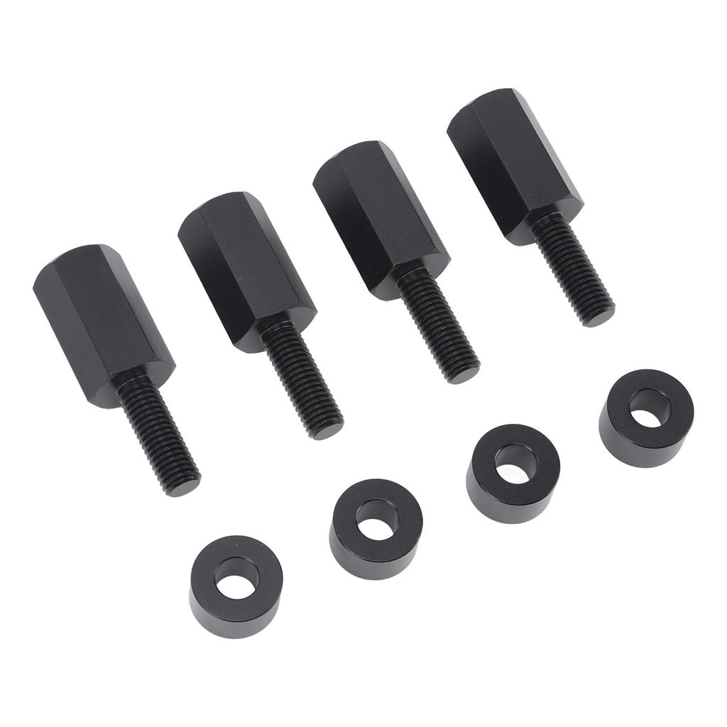 4 Stück Sitz-Hub-Montagesätze 2 Zoll Schwarz Zuverlässig Robust UTV Sitz-Erhöhung Ersatz für Can‑Am Maverick X3 Alle Baujahre