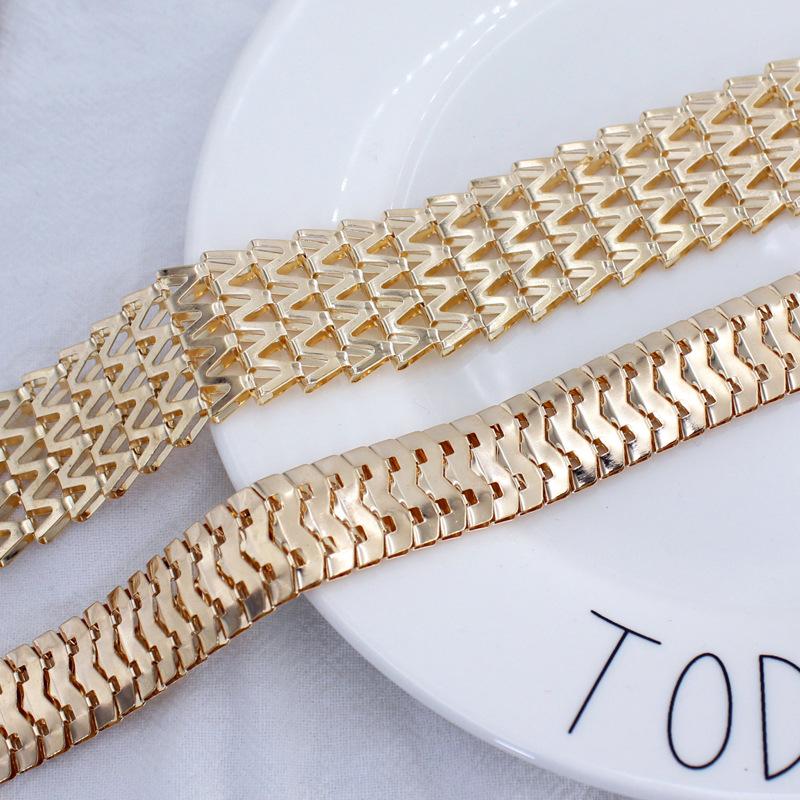 Ladies Waist Chain Decorative Dress Metal Hook Adjusting Belt Accessories Hanging Bead Chain