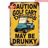 Funny Metal Sign Garage Wall Decor Vintage 8x12 Inch Russian Phrase