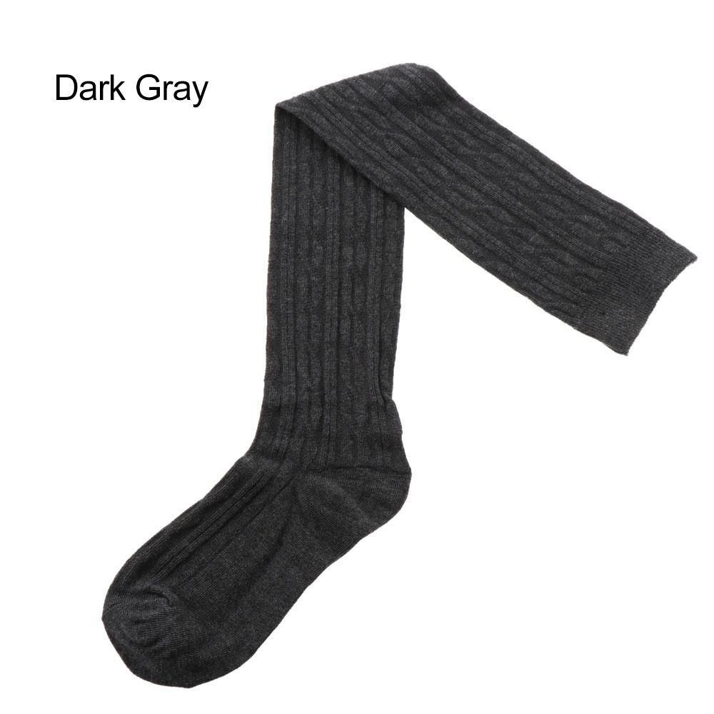 Fashion High Socks Winter Knit Thigh Tights Over Knee Stockings Cotton