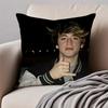 Latin Handsome Singer PPaulo Londra Cushion Cover Pillowcase Antidustmite Invisible Zipper Short Plush Sofa Cushion