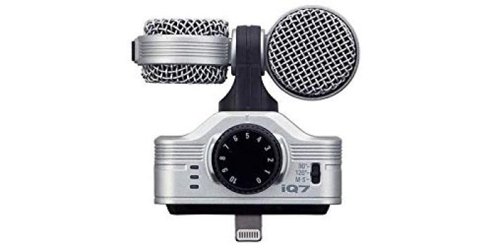 

ZOOM MS Stereo Condenser Microphone iQ7 MS Stereo Microphone for iPhone