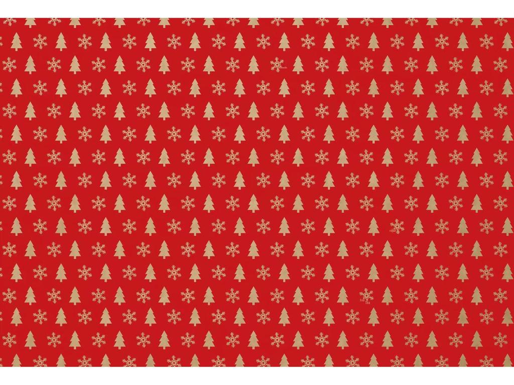 Coffret cadeau de Noël avec bouquet de pommes et fleurs et papier cadeau festif