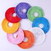Colorful Handmade Paper Lanterns for Mid-Autumn Festival - Red DIY Round Lanterns for Shopping Mall Decoration