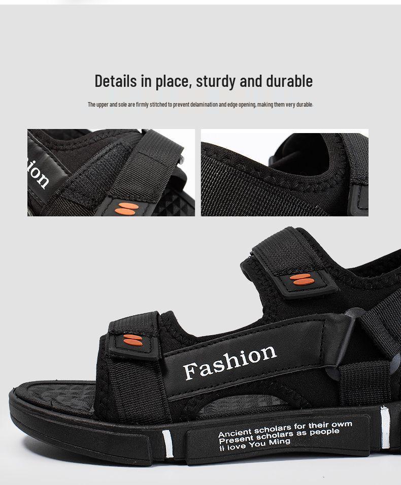 Men's Summer Sandals: Non-slip, Odor-resistant, Outdoor Sports & Driving Footwear for the Beach