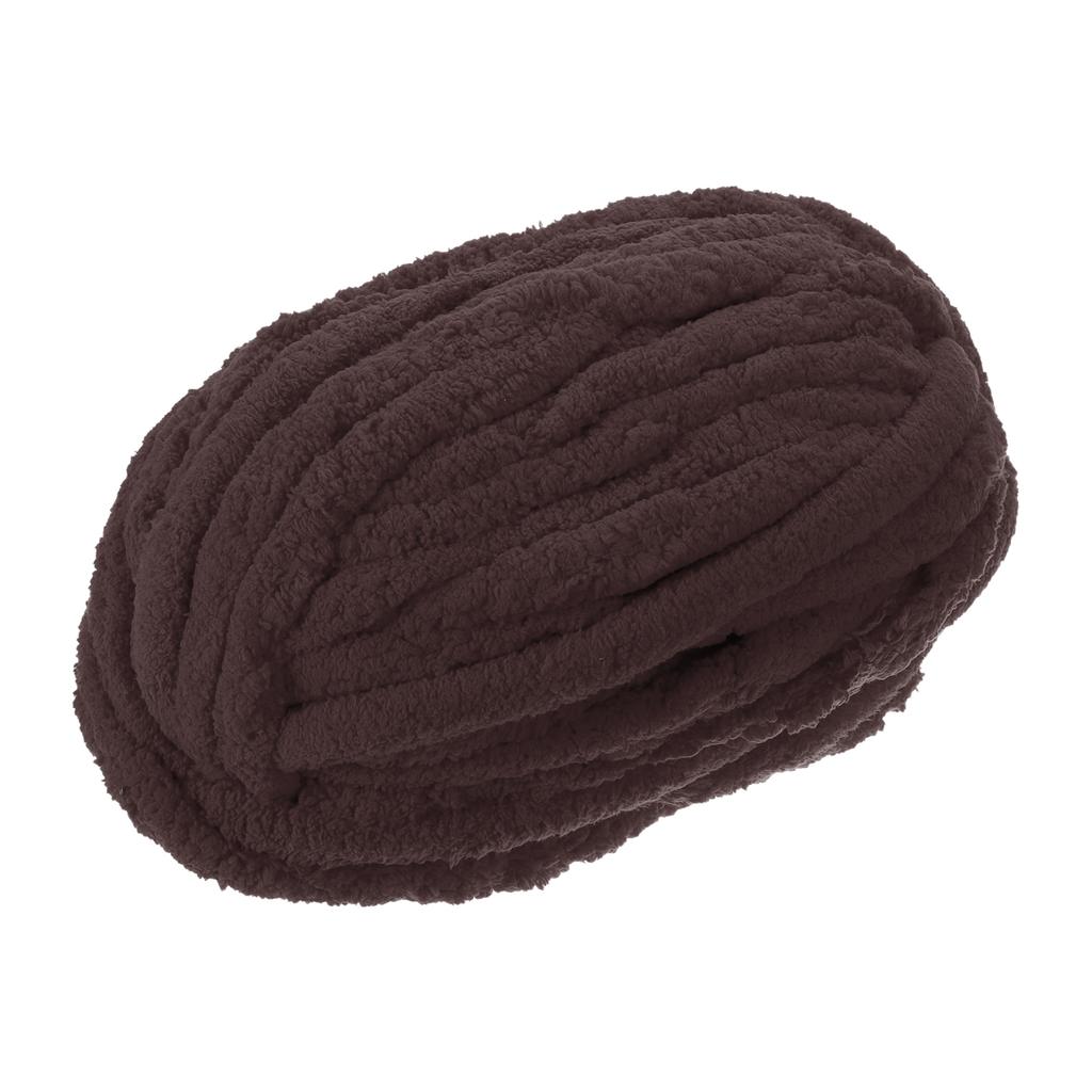 Dickes Garn Polyester Deckenwolle, Handgestricktes DIY Dickes Chenillegarn zum Häkeln von Decken Taschen Schal Hüten 27m x 2cm