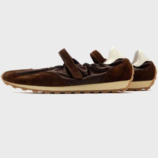 

Туфли на плоской подошве Женская спортивная обувь Повседневные кроссовки Туфли Marie Janes Женские мокасины 2025 Неглубокие летние сандалии Мода Zapatos De Mujer 40 коричневый