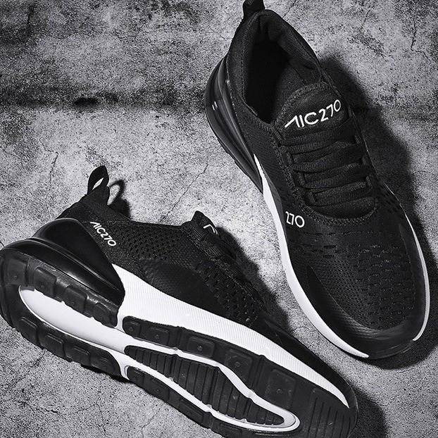 Cross-Border Air Cushion Plus Size Shock-Absorbing Running Shoes - Unisex Soft Sole Casual Sneakers