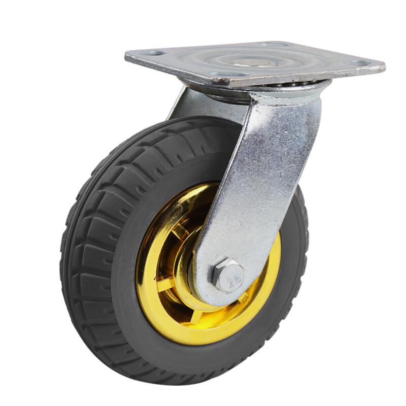 Deyi Heavy-Duty Industrial Rubber Caster Wheel