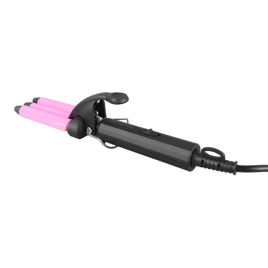 Waver Curling Iron Mini Portable 3 Barrel Hair Crimper Wand for Beauty Salon