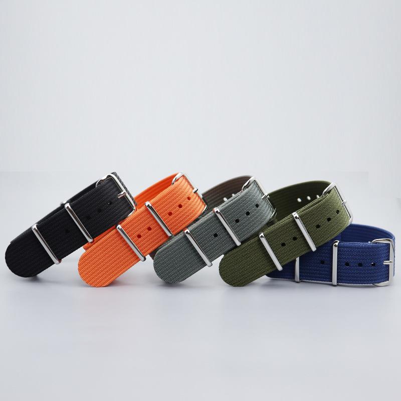 

Популярный военный зеленый нейлоновый ремешок НАТО для часов, 20 мм и 22 мм, подходит для Seiko 5 и Rolex Submariner. 22mm