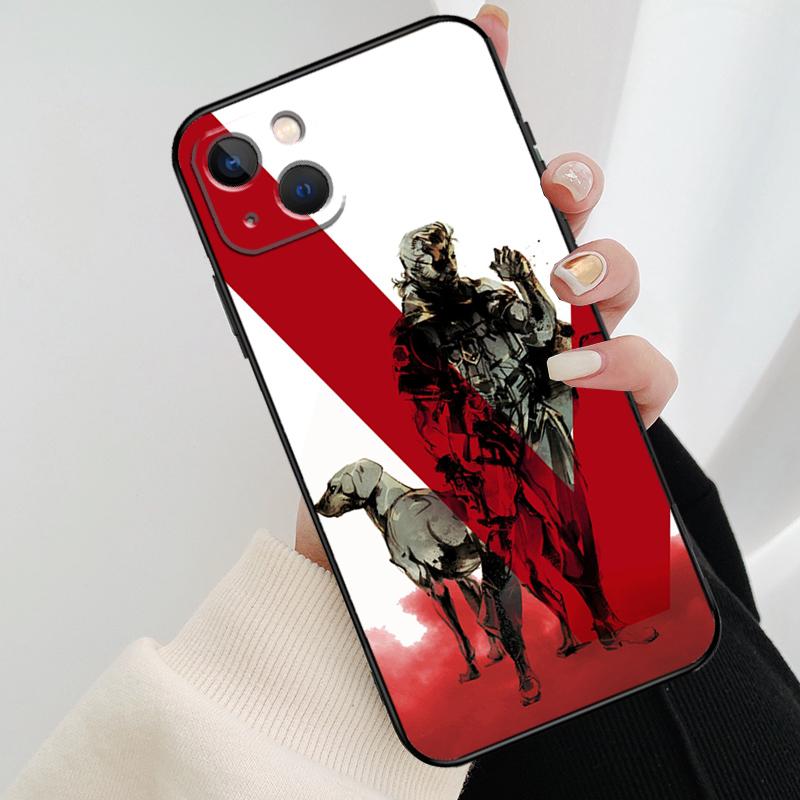 Metal Gear Solid Phone Case For iPhone 11 12 13 14 15 16 Pro XS Max Mini Cover For iPhone X XR Plus Back Case