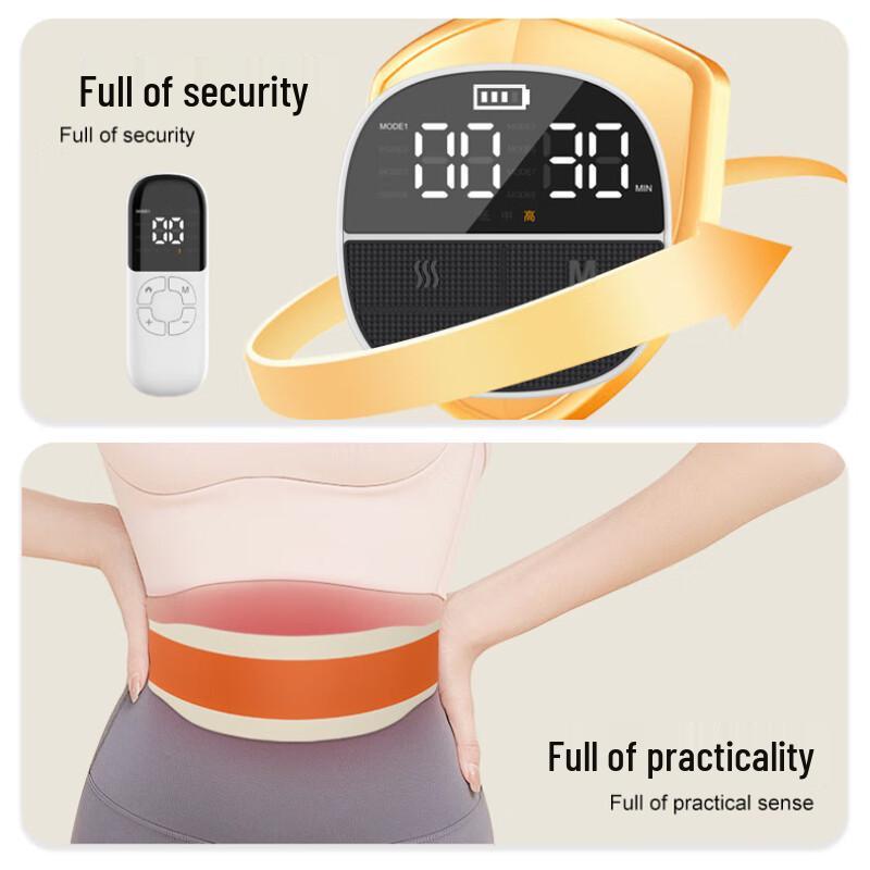 EMS Heated Waist Massager with Infrared & Remote Control CN Plug (adapter Included)