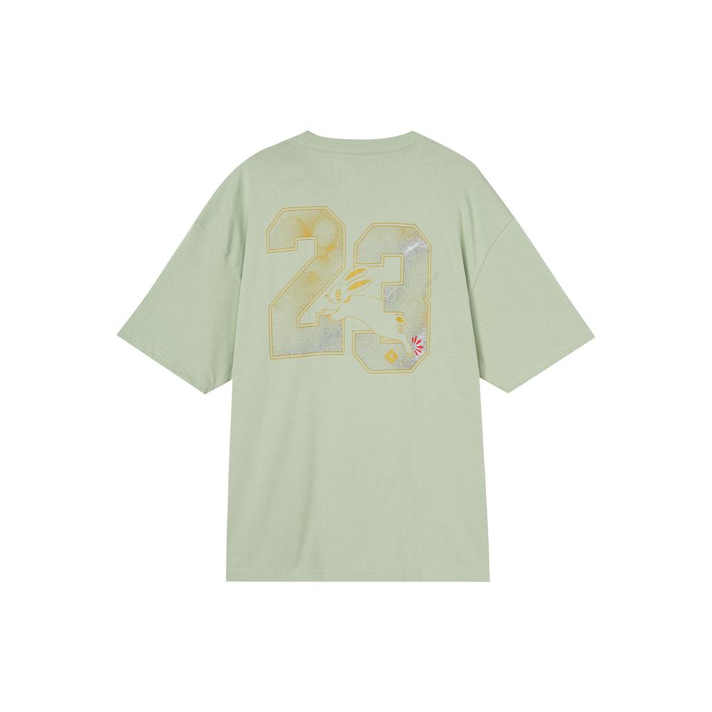 Jordan T-Shirt mit überschnittenen Schultern für Herren, Grün, FB1457-343
