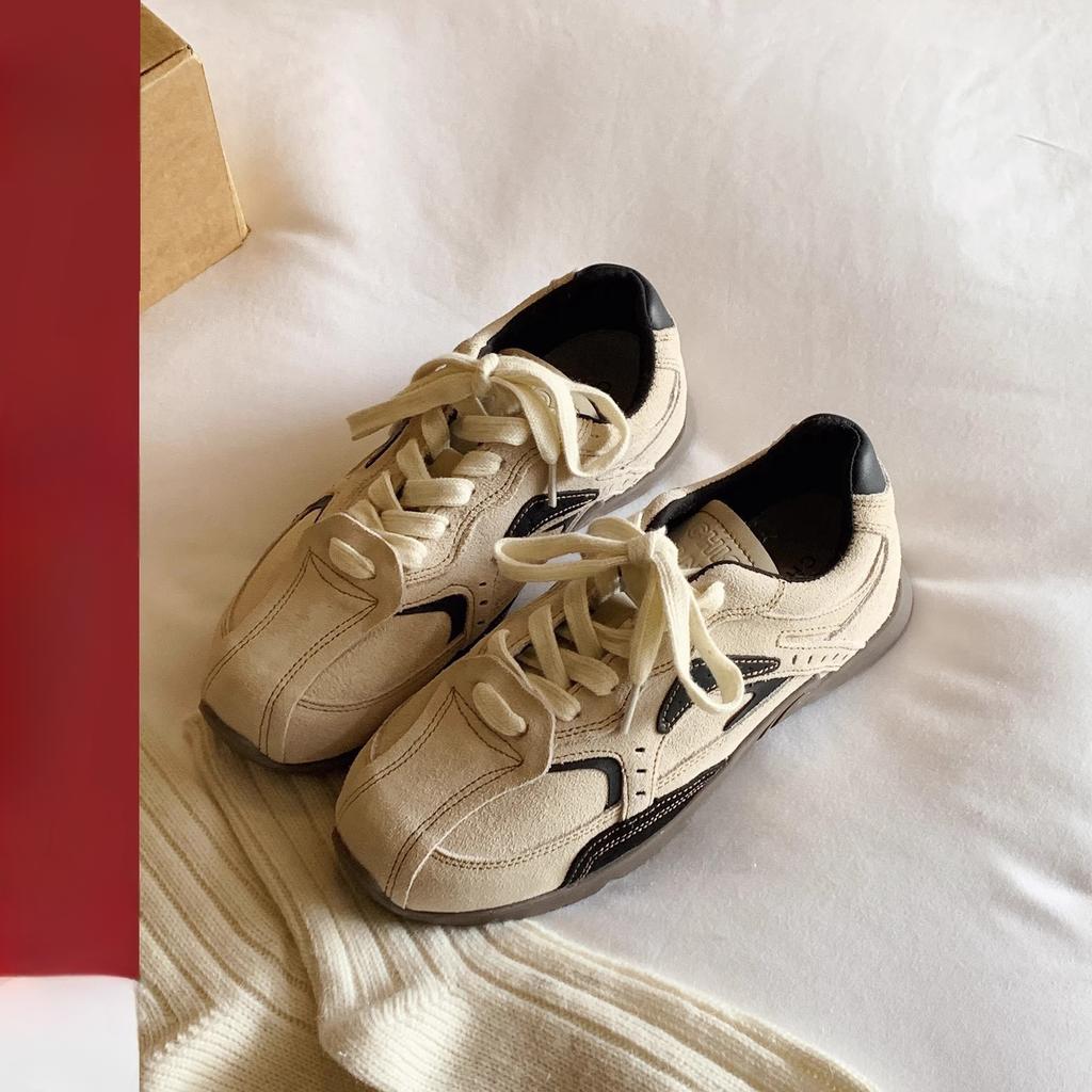 Retro German training shoes flat casual shoes children's models 2025 autumn and winter new popular fashion versatile sports Forrest Gump shoes