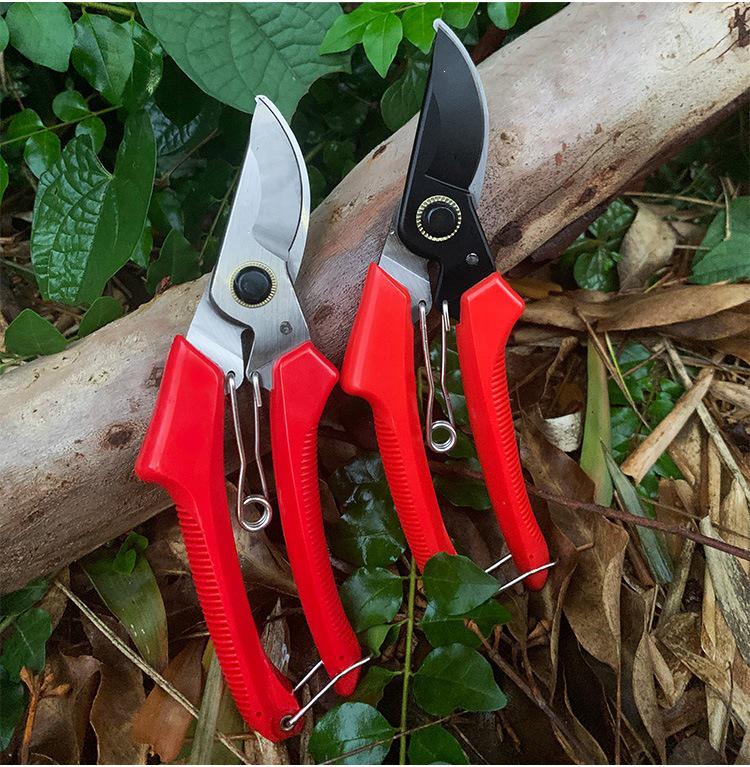 Powerful Bent Handle Garden Pruning Shears for Flowers and Branches