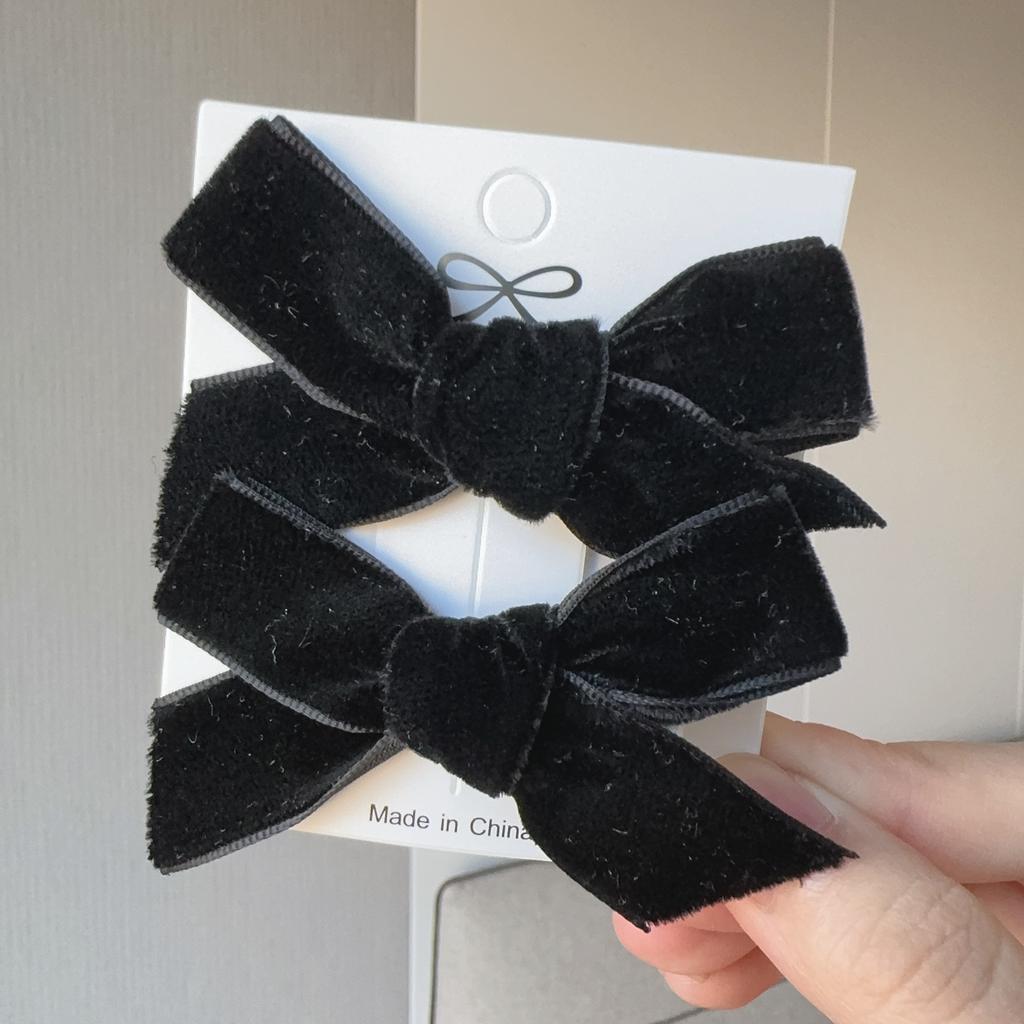 2Pcs/Set New Fluff Cute Bows Baby Hair Clips Candy Color Girls Princess Hairpins Barrettes Kids Hair Accessories Gift