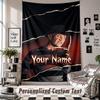 Custom Tapestry Wall Hanging, A Nightmare On Elm Street Freddy Krueger Personalized Name Text Home Wall Decor