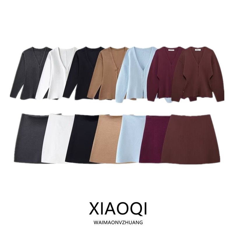 Fashion Style 2024 Spring New Arrival Women's Clothing Temperament Wild Slim Looking Loose Sleeves Knitting Outwear 5536160