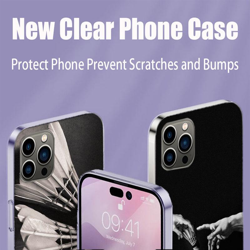 Badminton Sport Phone Case For Iphone 17 Air 15 Pro 14 Plus 16 Pro Max 12 13 Mini 11 16E X XS Cover Cute Fundas