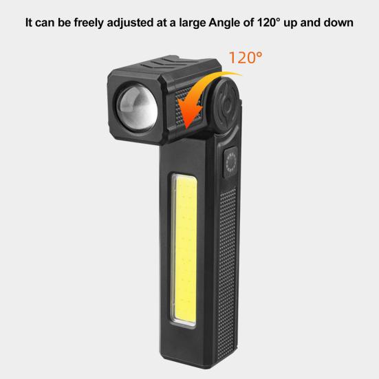 LED Work Light Super Bright High Lumens Compact Portable Rechargeable Strong Magnetic Camping Lamp Flashlight