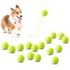 SOCO 16 Pack Small Tennis Balls for Pet Playing Fecth, 2 Inch Dog Training Tennis Balls for Mini Size Dogs, Interactive Dog Playing Balls Fits All 2