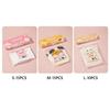 10/15PCS Cartoon Pattern Classified Sealed Bag Moisture-proof Cloth Sorting Pouch  Travel