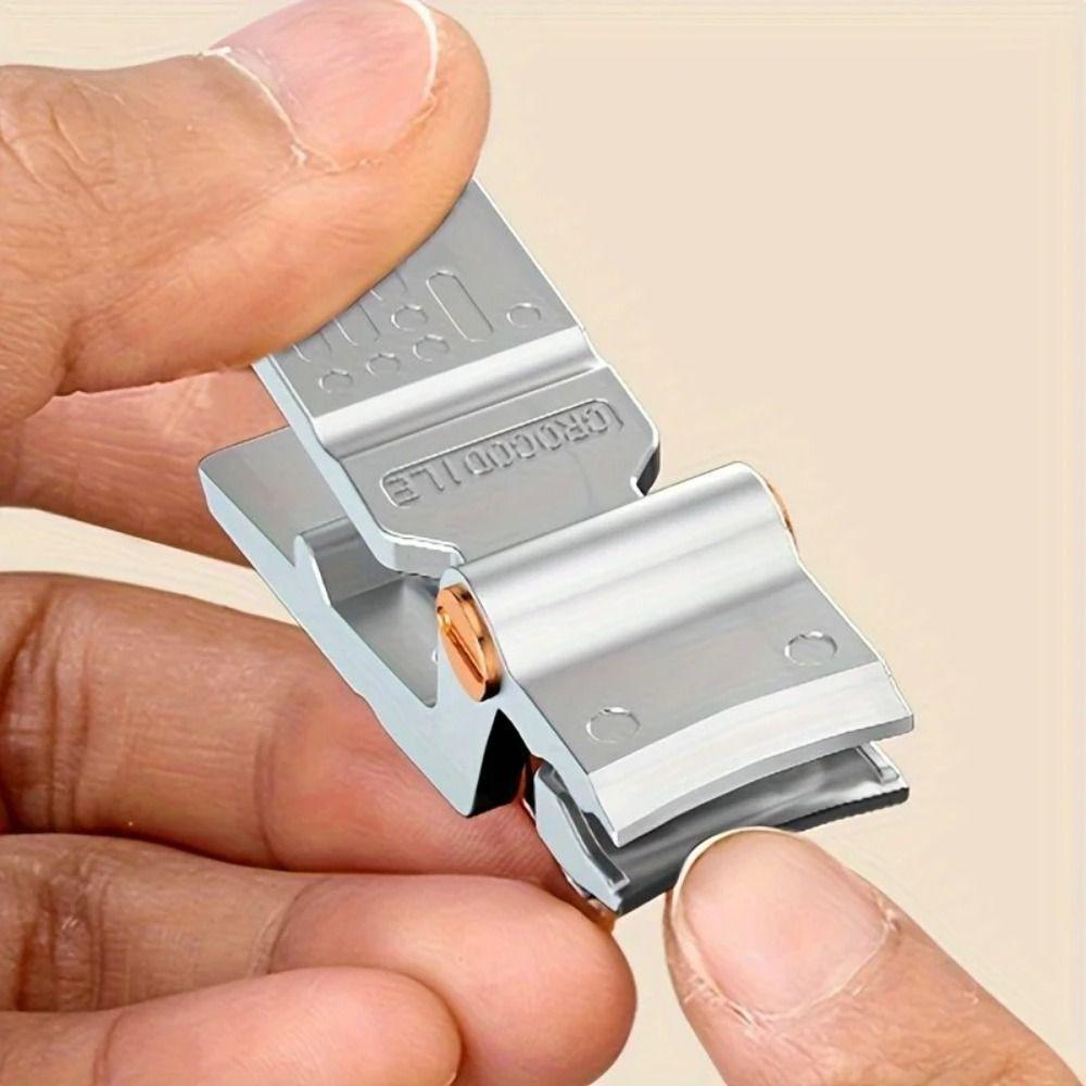Ergonomic Stainless Steel Manicure Cutter Anti-splash Durable Nail Clippers Wide Jaw Pedicure Tools Beauty