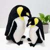 Peluche Pinguino Soffice Bambola Pinguino Imperatore Morbida Giocattolo di Peluche Uccello Antartico Realistico Cuscino Animale Comodo Regalo di Compleanno