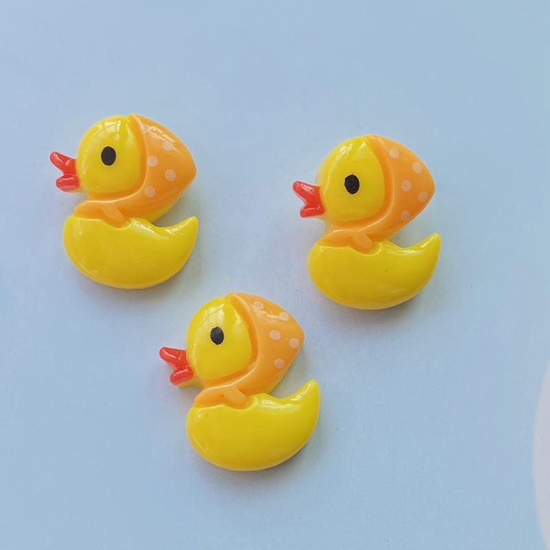 

20pcs Resin Lovely mix Colorful mini duckling Flatback Cabochon stone scrapbook DIY Decor home figurine Crafts