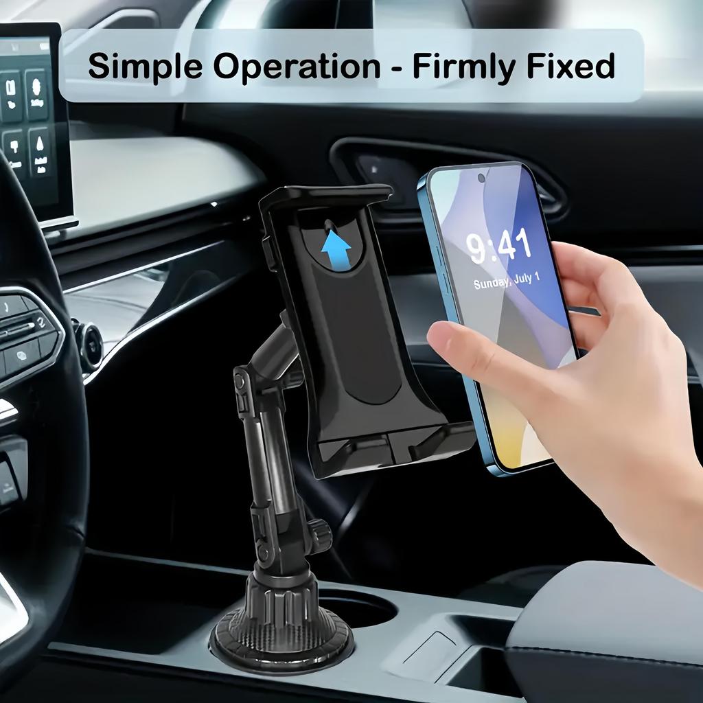 Car phone holder, car cup holder drink holder phone navigation holder, adjustable rotating phone holder