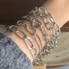 Xiaomi 100% Massives 925 Sterling Silber Metallarmband für Damen Vintage Handgemacht Schlicht Retro Hitzebeständiger CZ Armband Geburtstagsgeschenk Party