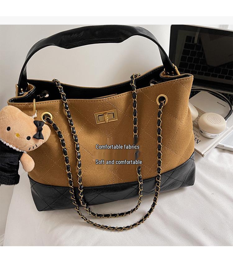 Autumn 2025 Large Capacity Women's Chain Crossbody Shoulder Bag - Fashionable Commute Bag