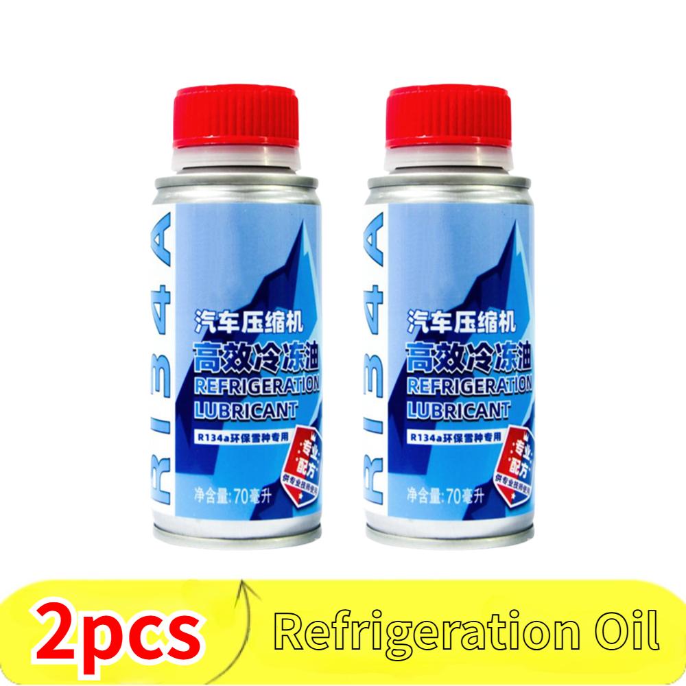 1-5pcs R134a Car A/C Refrigeration Oil Air Conditioning Compressor Refrigeration Oil Car Styling Efficiency Special Lubricant Oi