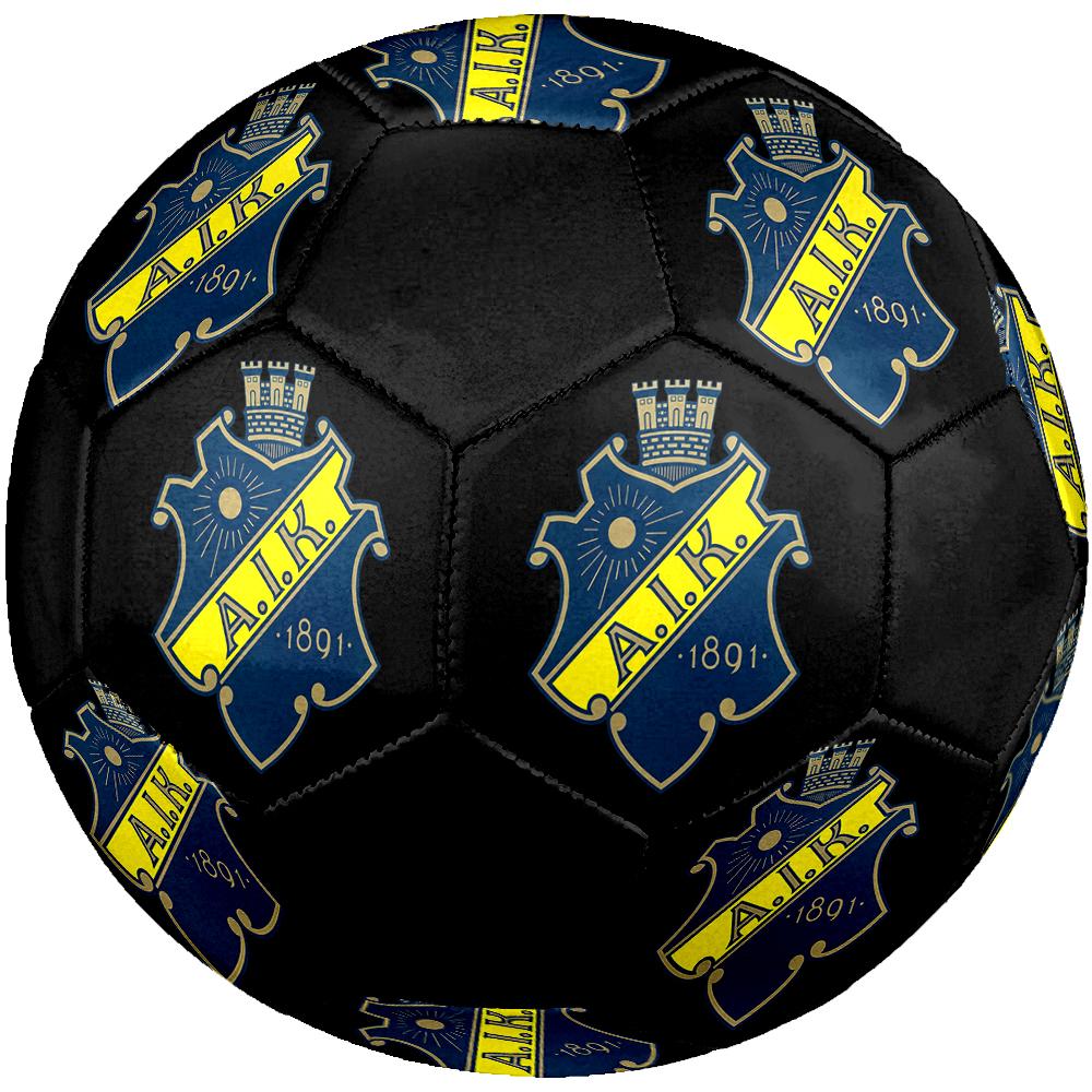 Pallone da Calcio FC AIK, colorato, adatto a tutte le età, cucito a macchina, materiale PVC, qualità da competizione, durevole e ad alto rimbalzo