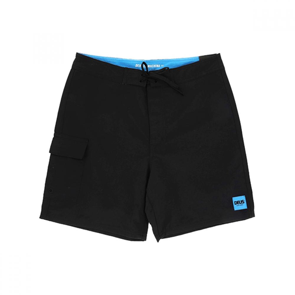 DeuS X Makina Dmp242236a Blk Карманные шорты-боардшорты Карманные шорты-боардшорты Мужские шорты DMP242236A BLK (34)