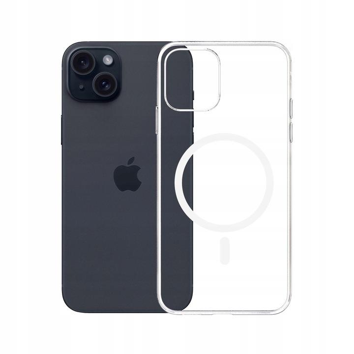 Etui 3Mk Clear Magcase Do Magsafe, Do Iphone 15, Przezroczysto-Białe