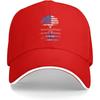Sandwich Baseball Cap for Men & Women, 3-Layer Contrast Design Adjustable Hat, Lightweight Durable Cap